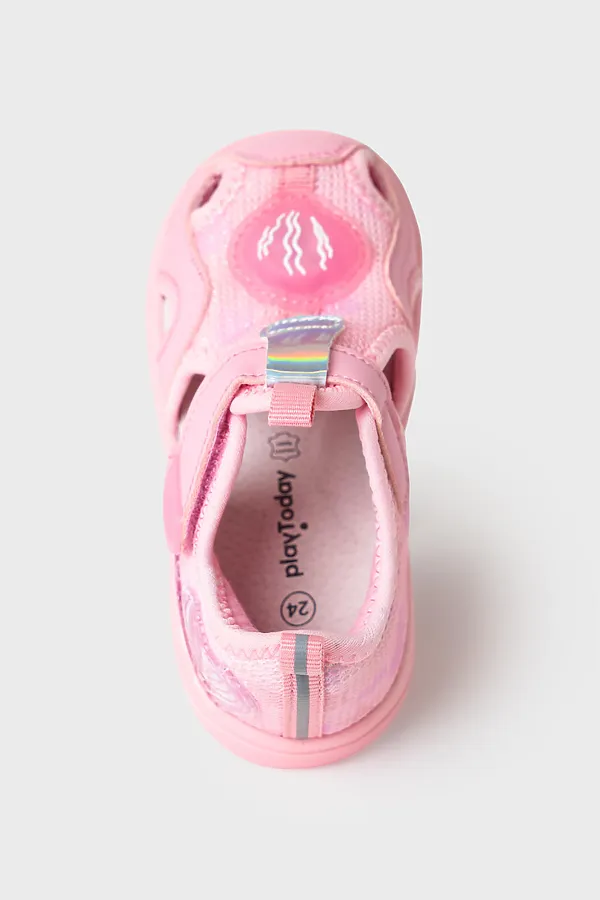 Туфли открытые для девочек PLAYTODAY, розовый - фото 2