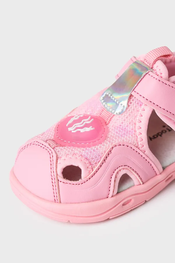 Туфли открытые для девочек PLAYTODAY, розовый - фото 2