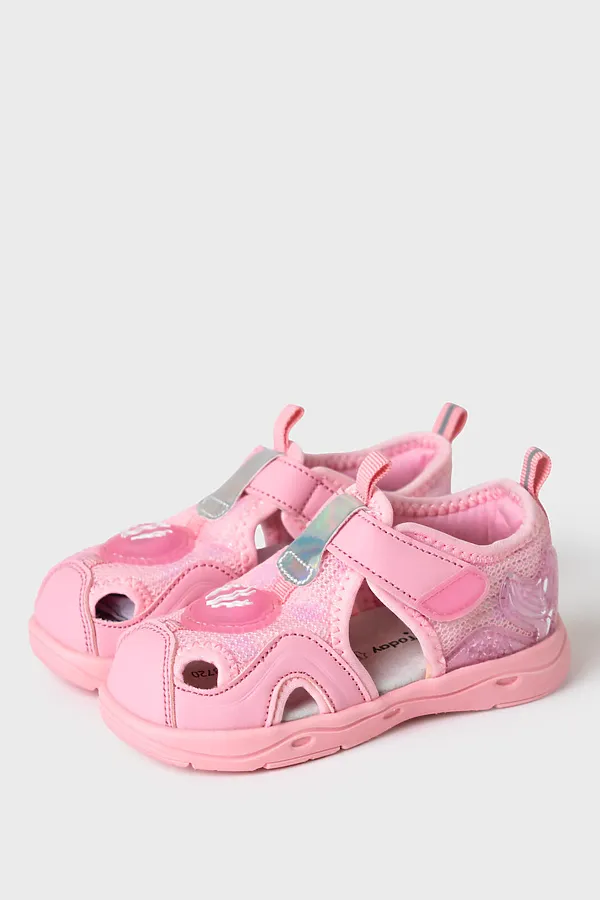 Туфли открытые для девочек PLAYTODAY, розовый - фото 2
