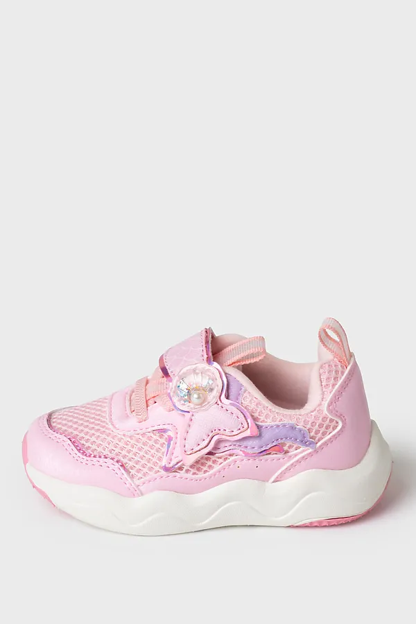 Полуботинки для девочек PLAYTODAY, розовый - фото 2