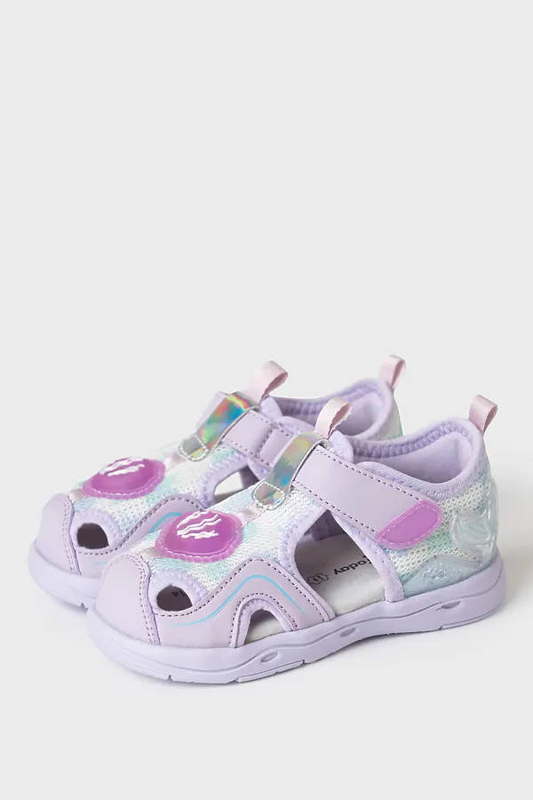 Туфли открытые для девочек PLAYTODAY, сиреневый - фото 2