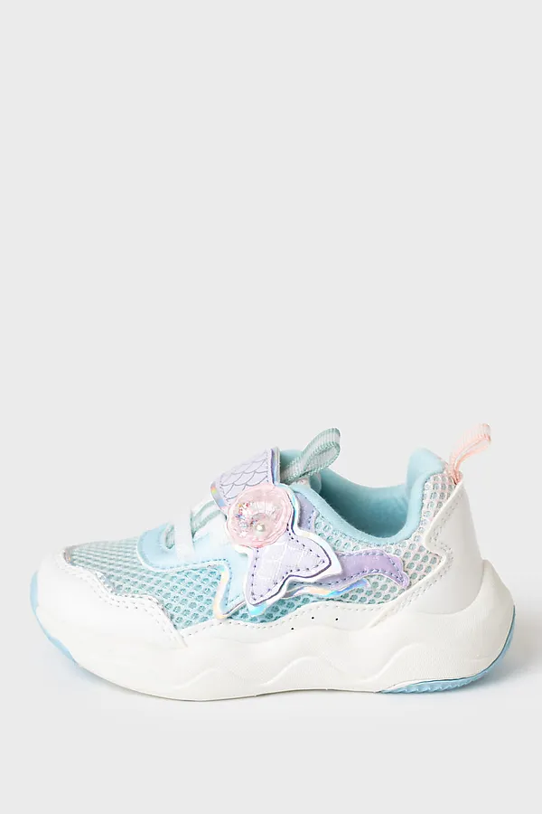 Полуботинки для девочек PLAYTODAY, разноцветный - фото 2