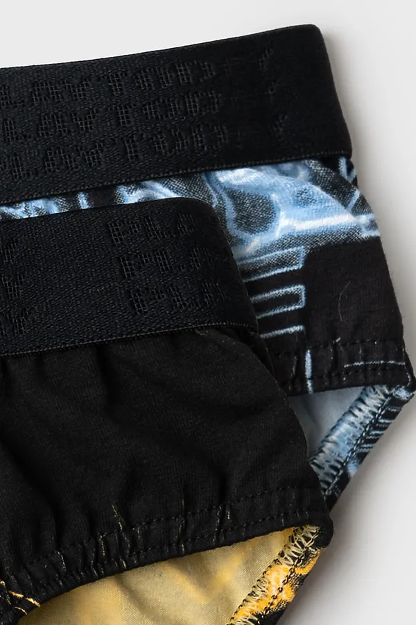 Трусы трикотажные для мальчиков - брифы, 2 шт в комплекте PLAYTODAY, разноцветный - фото 2