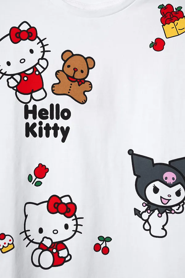 Фуфайка трикотажная для девочек (футболка) PLAYTODAY, белый - фото 2