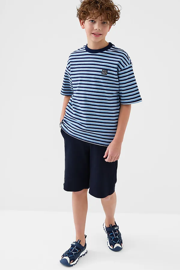 Сандалии для мальчиков PLAYTODAY, тёмно-синий - фото 2