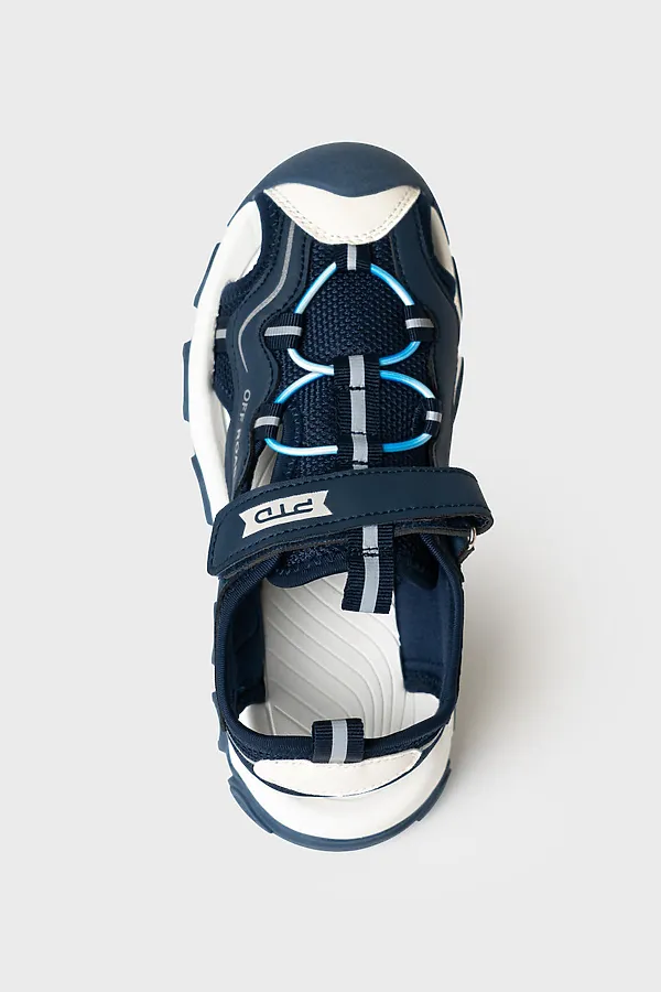 Сандалии для мальчиков PLAYTODAY, тёмно-синий - фото 2