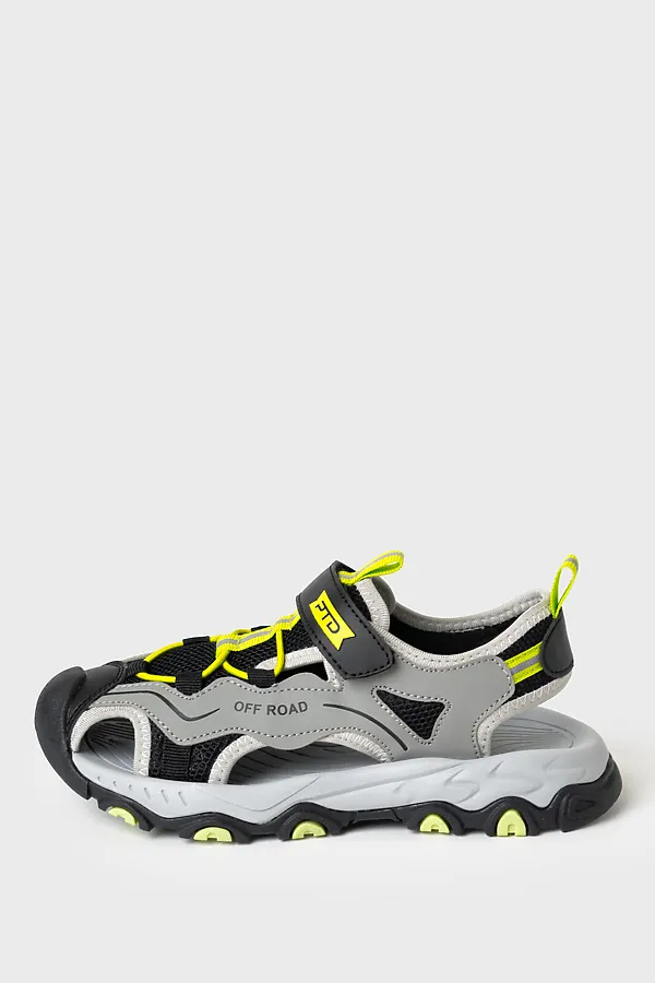 Сандалии для мальчиков PLAYTODAY, серый - фото 2