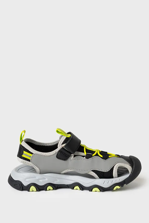 Сандалии для мальчиков PLAYTODAY, серый - фото 2