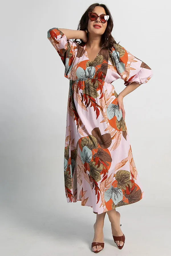 Платье Неповторимая LADY TAIGA, бежевое - фото 2