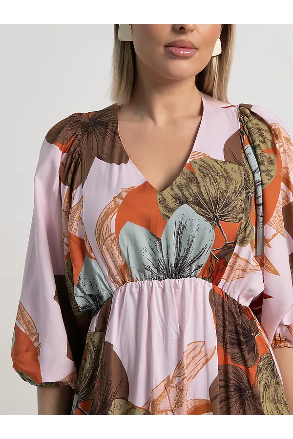 Платье Неповторимая LADY TAIGA, бежевое - фото 2