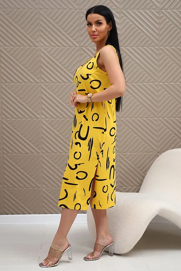 Сарафан 373т НАТАЛИ, желтый - фото 2