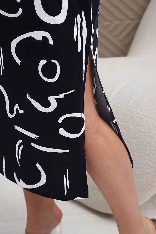 Сарафан 373т НАТАЛИ, темно-синий - фото 2