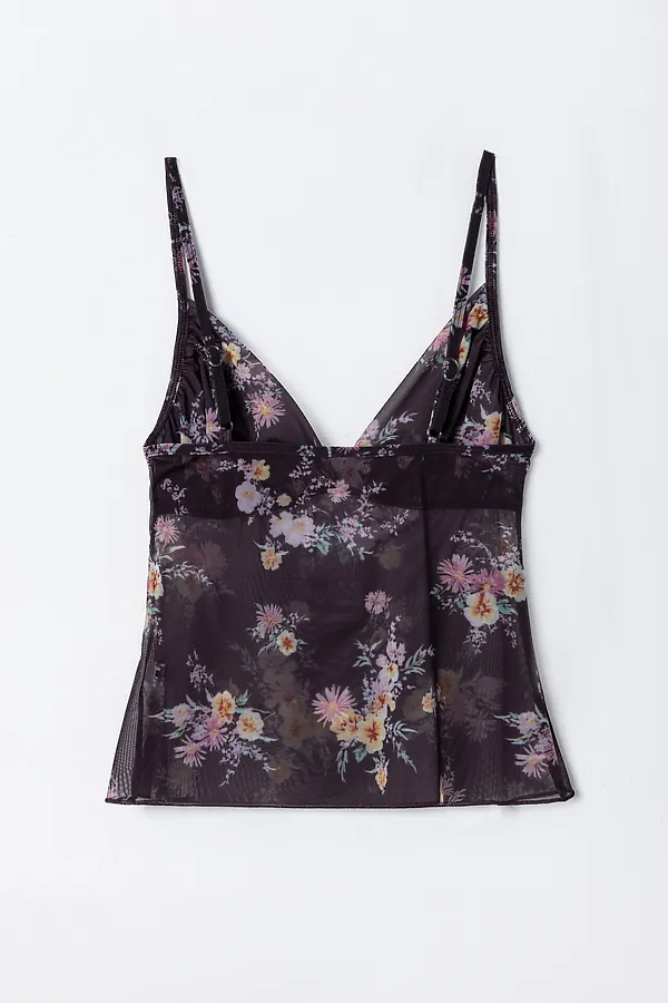 Комплект женский (блуза, шорты) MARK FORMELLE, цветы на коричневом - фото 2