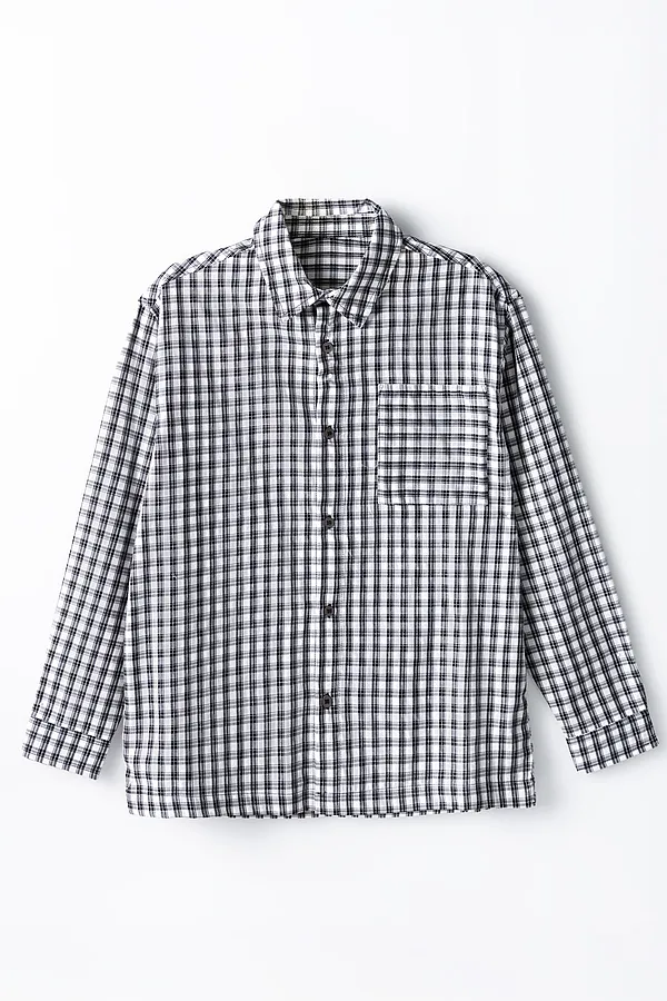 Рубашка для мальчиков MARK FORMELLE, черно -белая клетка - фото 2
