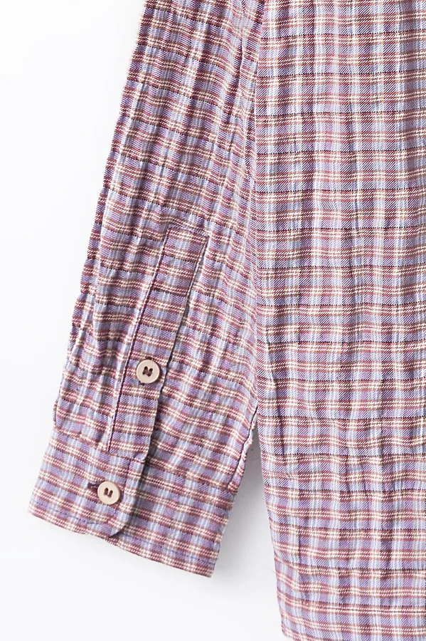 Рубашка для мальчиков MARK FORMELLE, красно -голубая клетка - фото 2