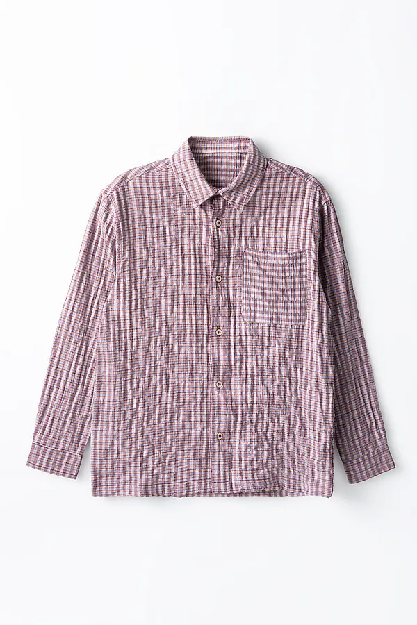 Рубашка для мальчиков MARK FORMELLE, красно -голубая клетка - фото 2