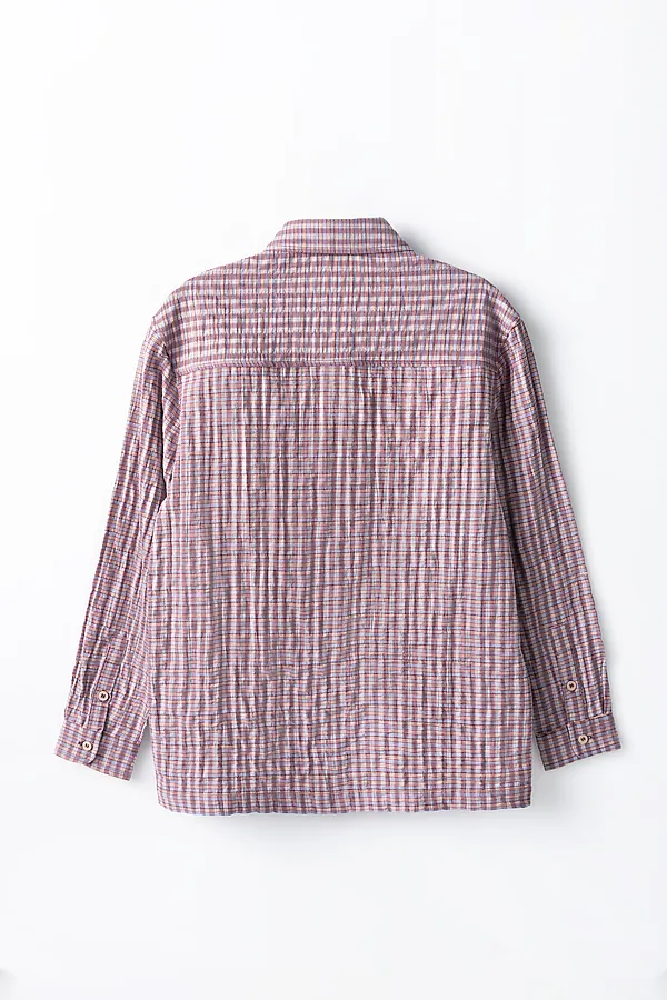 Рубашка для мальчиков MARK FORMELLE, красно -голубая клетка - фото 2
