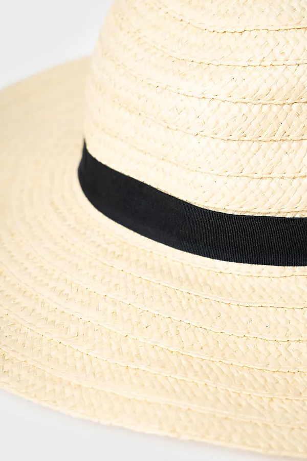 Шляпа соломенная для женщин PLAYTODAY, бежевый - фото 2
