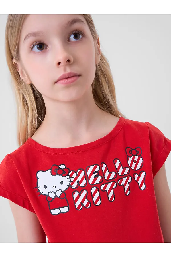 Фуфайка трикотажная для девочек (футболка) PLAYTODAY, красный - фото 2