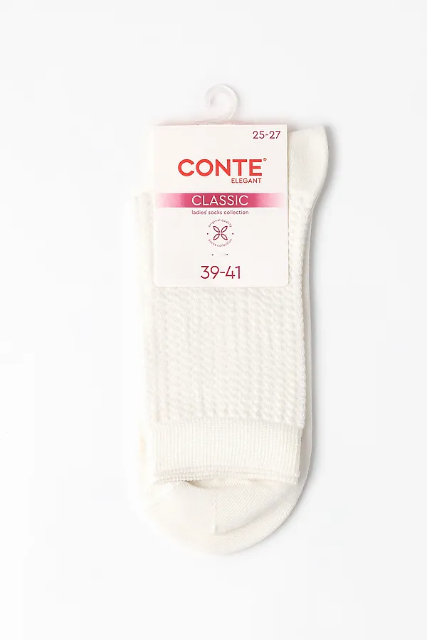 CONTE CLASSIC Носки женские CONTE ELEGANT, молочный - фото 2