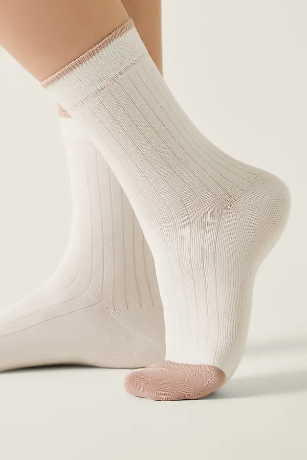 CONTE CLASSIC Носки женские CONTE ELEGANT, молочный-пепельно-розовый - фото 2