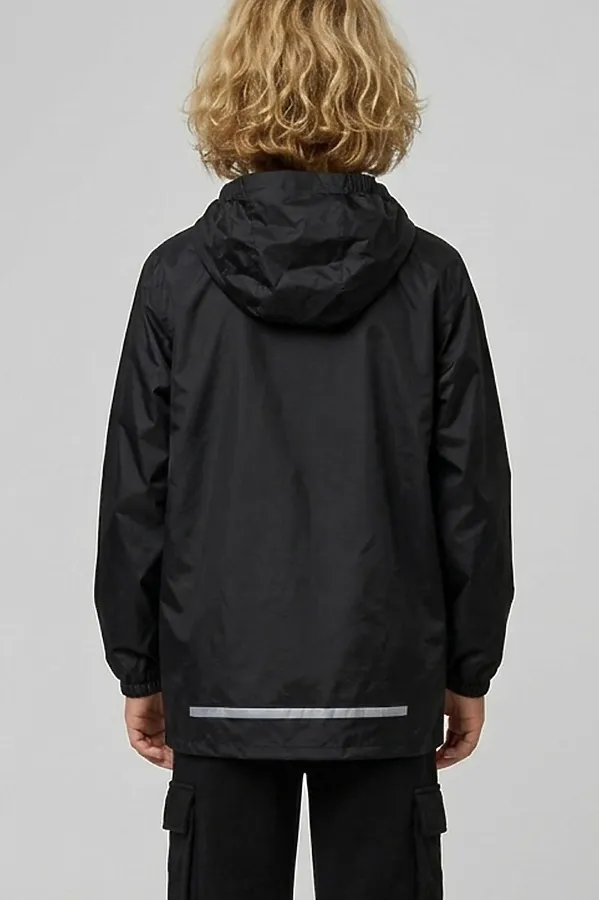 Куртка водонепроницаемая с полиуретановым покрытием для мальчиков PLAYTODAY, черный - фото 2