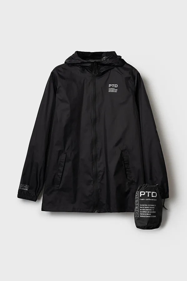 Куртка водонепроницаемая с полиуретановым покрытием для мальчиков PLAYTODAY, черный - фото 2