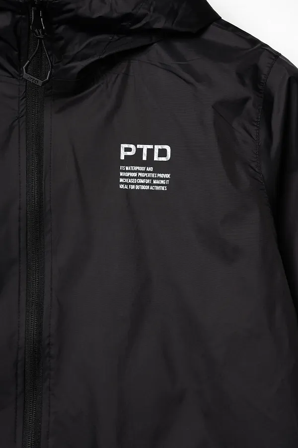 Куртка водонепроницаемая с полиуретановым покрытием для мальчиков PLAYTODAY, черный - фото 2