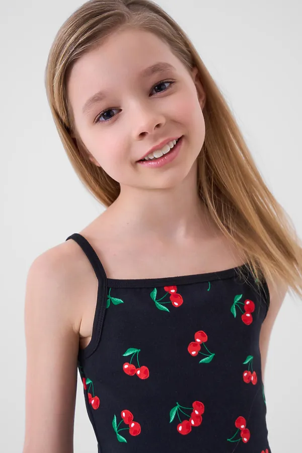 Комплект трикотажный для девочек: топ, шорты PLAYTODAY, разноцветный - фото 2