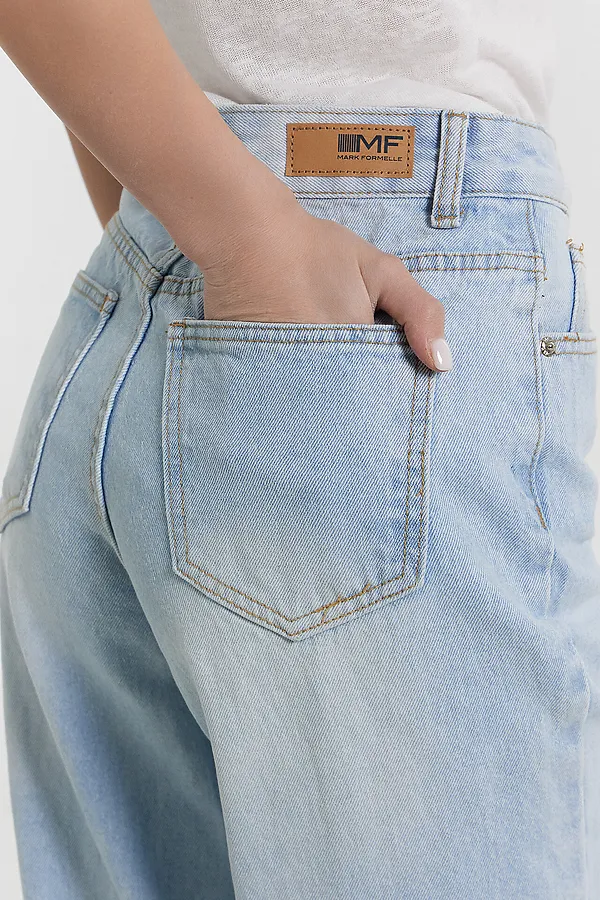 Брюки женские джинсовые MARK FORMELLE, голубой - фото 2