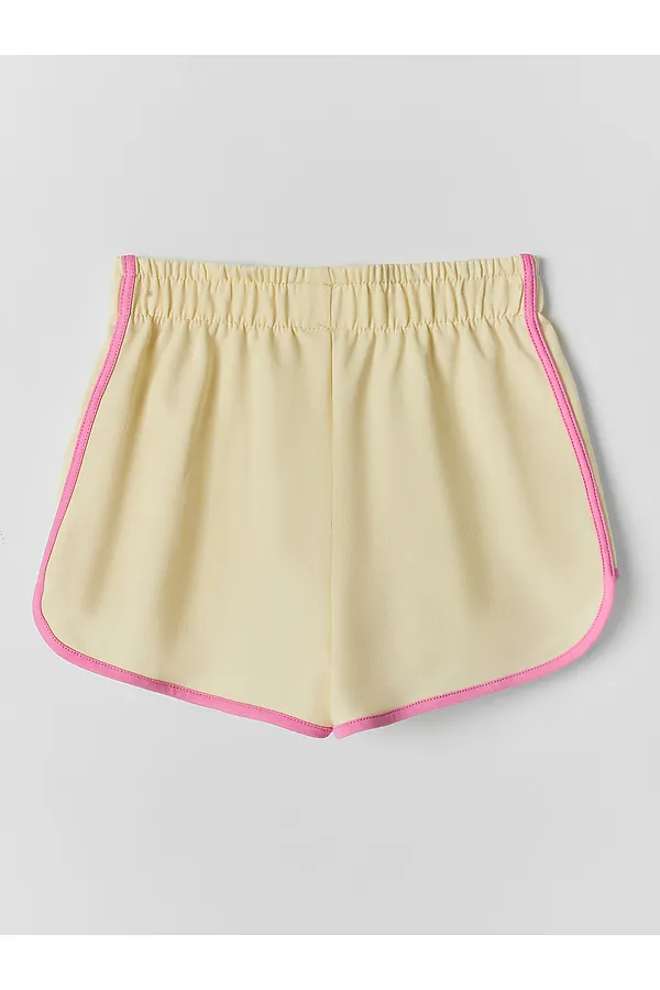 Комплект для девочек (футболка, шорты) MARK FORMELLE, лимонный лед +печать - фото 2