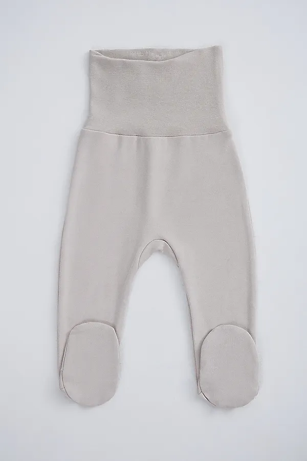 Ползунки детские (3шт.) MARK FORMELLE, молочный +серо-коричневый +серебр.розовый +печать - фото 2