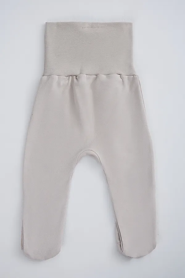 Ползунки детские (3шт.) MARK FORMELLE, молочный +серо-коричневый +серебр.розовый +печать - фото 2