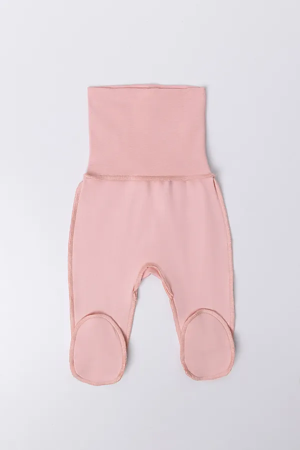 Ползунки детские (3шт.) MARK FORMELLE, молочный +серо-коричневый +серебр.розовый +печать - фото 2