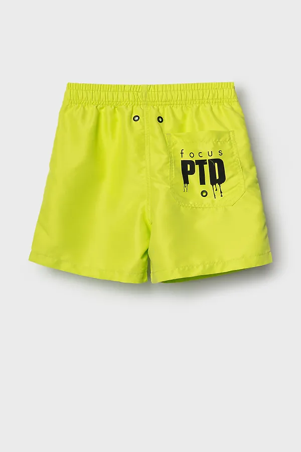 Шорты текстильные плавательные для мальчиков, средней длины PLAYTODAY, светло-зеленый - фото 2