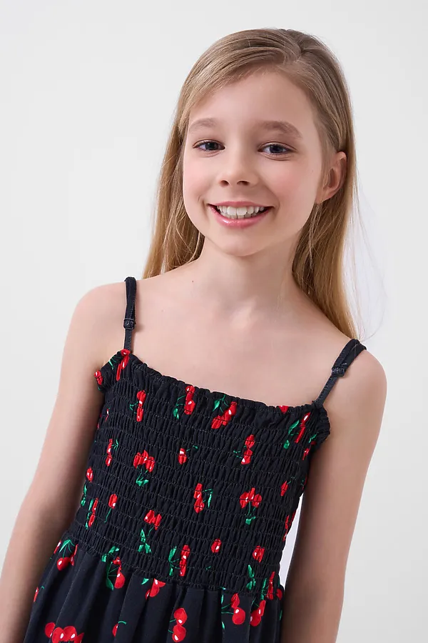 Сарафан трикотажный для девочек PLAYTODAY, разноцветный - фото 2