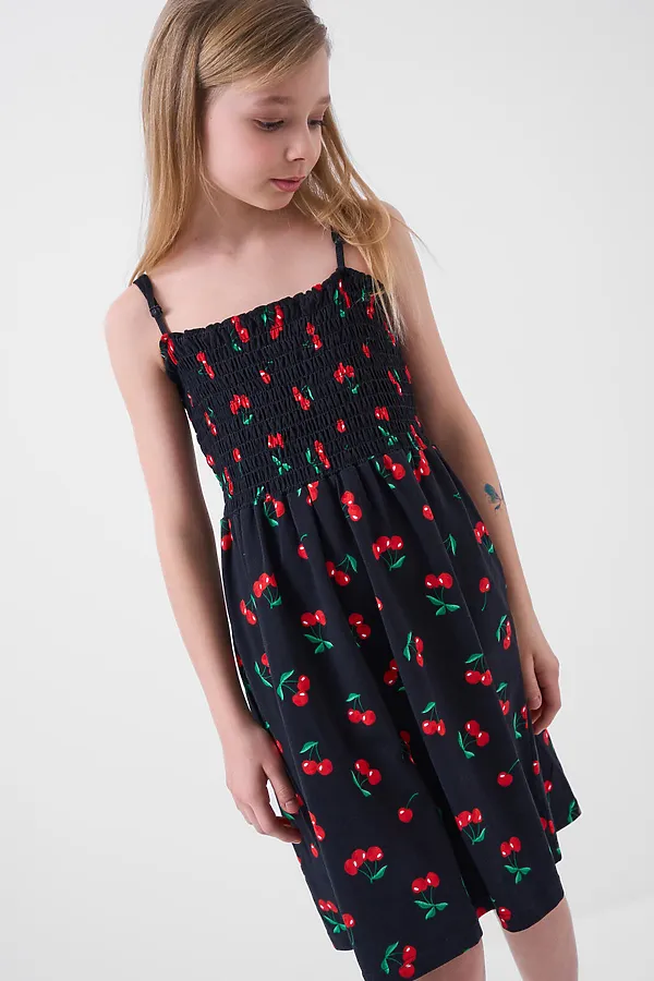 Сарафан трикотажный для девочек PLAYTODAY, разноцветный - фото 2
