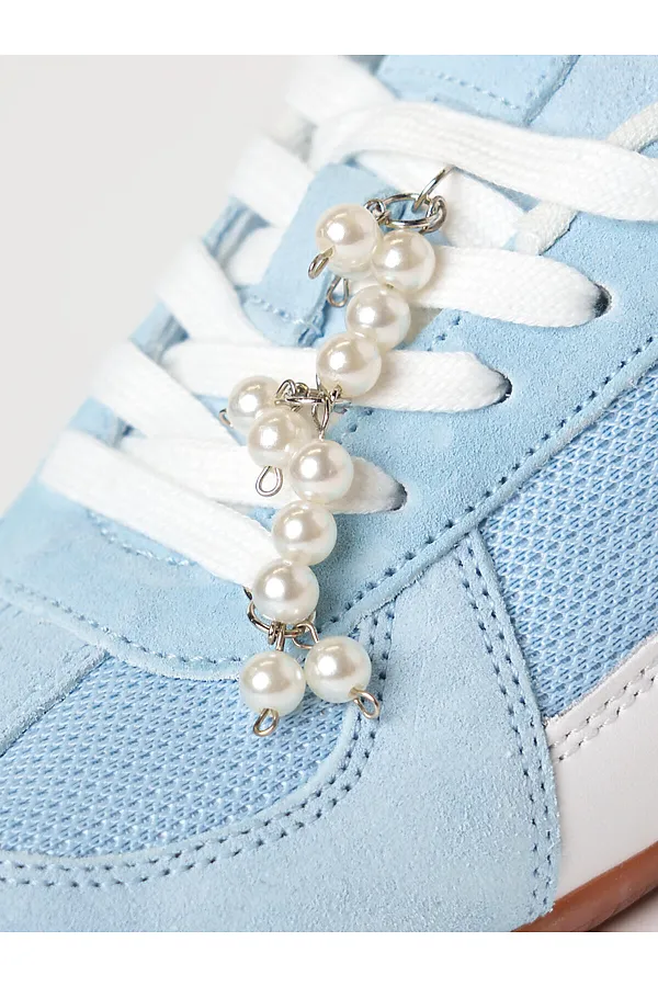 Полуботинки для девочек PLAYTODAY, голубой - фото 2