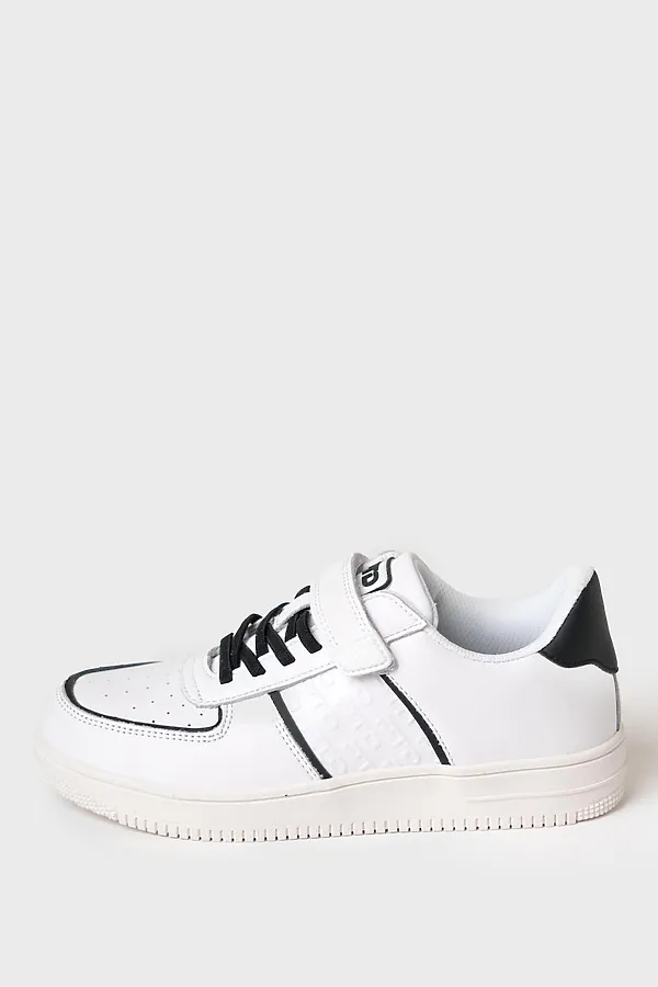 Полуботинки для мальчиков PLAYTODAY, белый,черный - фото 2