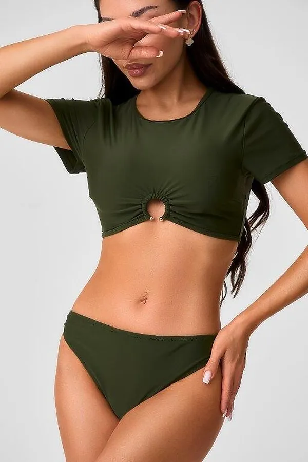 Купальный костюм жен. Arnelia SENSERA, темно-зеленый - фото 2