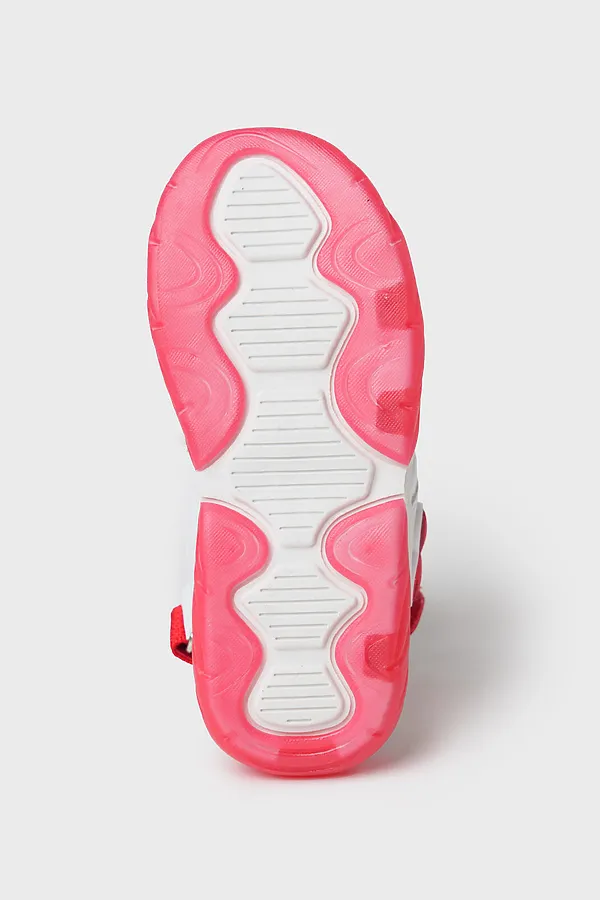 Туфли открытые для девочек PLAYTODAY, белый,красный - фото 2