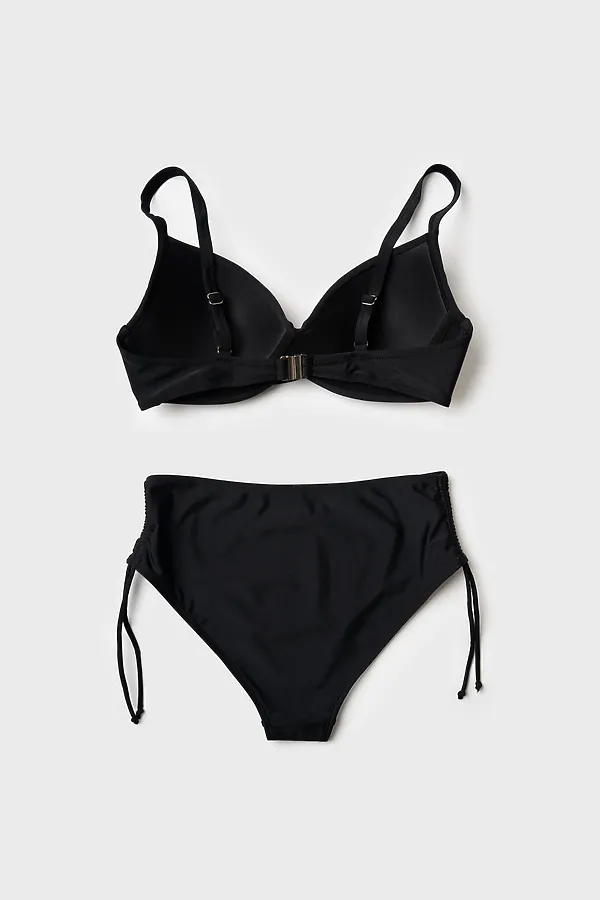 Купальный костюм трикотажный для женщин PLAYTODAY, черный - фото 2