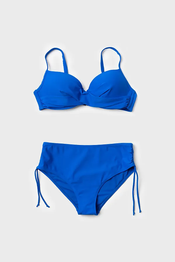 Купальный костюм трикотажный для женщин PLAYTODAY, синий - фото 2