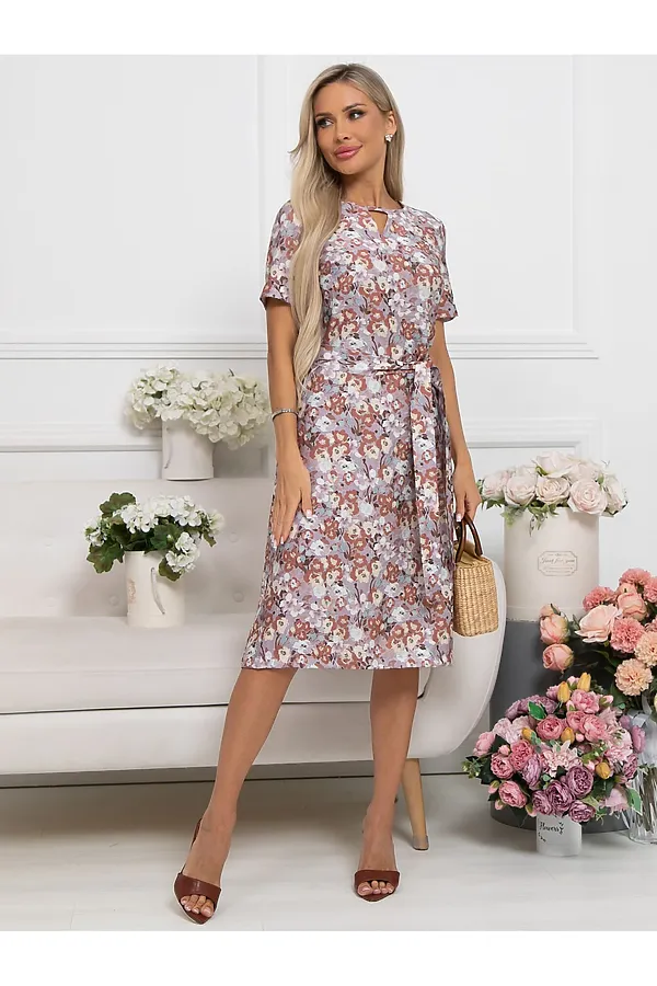 Платье Тоскана LADY TAIGA, бежевое - фото 2