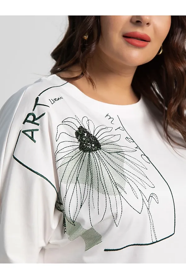 Блуза LADY TAIGA, белая - фото 2