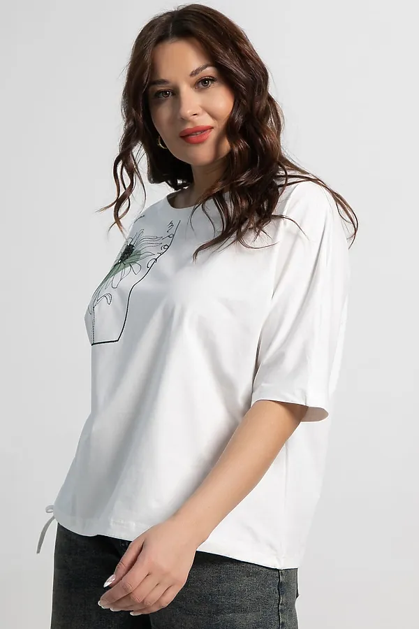 Блуза LADY TAIGA, белая - фото 2