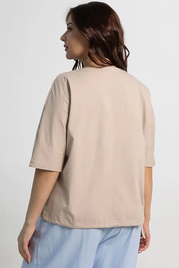 Блуза Злата LADY TAIGA, бежевая - фото 2