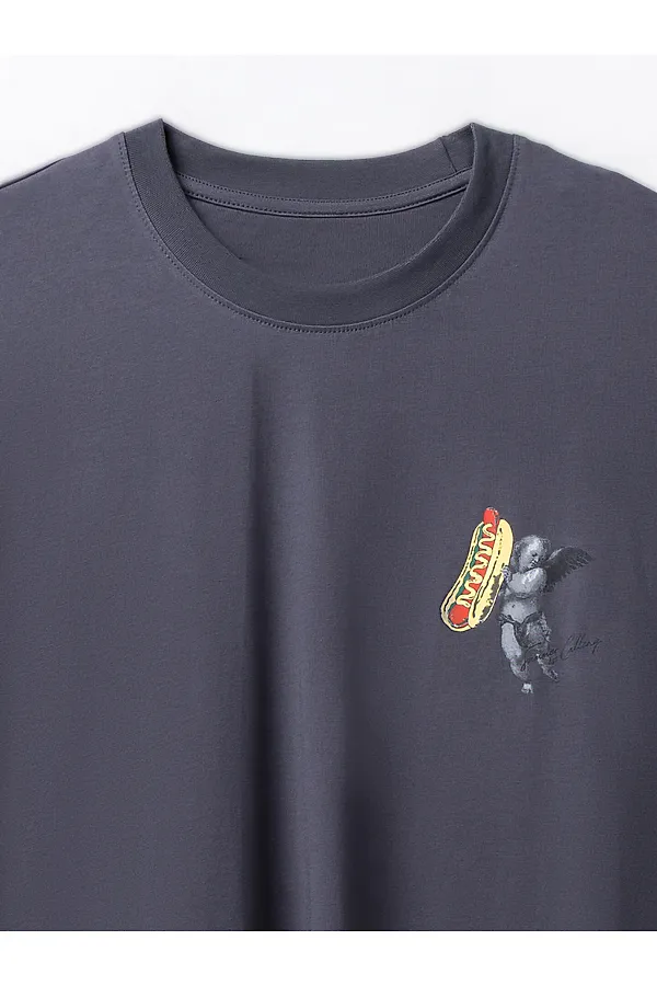 Футболка мужская MARK FORMELLE, графит +печать4 - фото 2