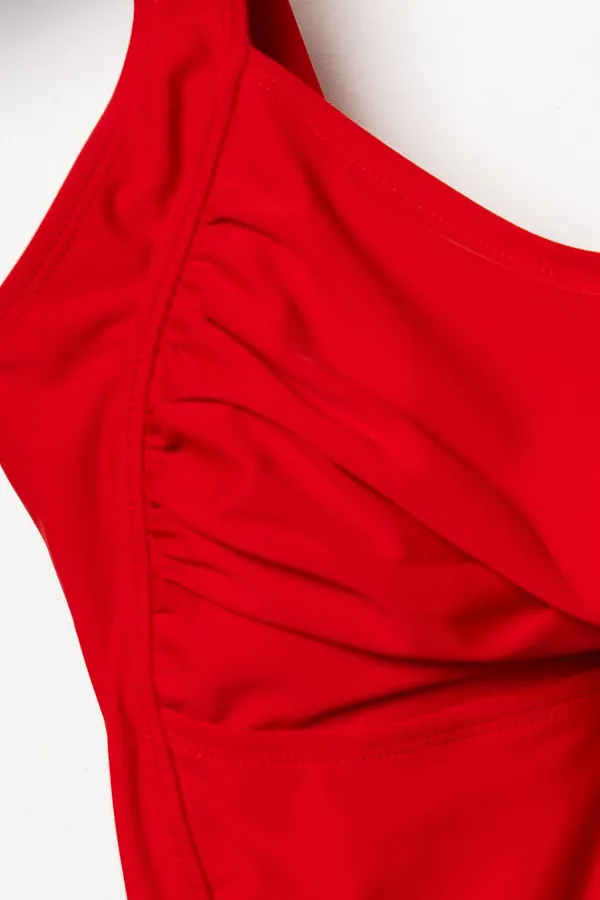 Купальник трикотажный для женщин PLAYTODAY, красный - фото 2