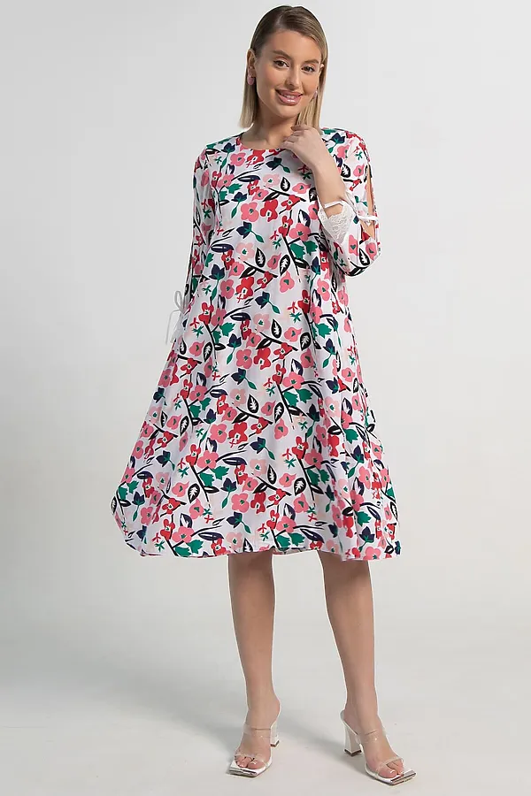 Платье Яна LADY TAIGA, белое - фото 2